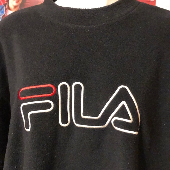 Vintage FILA Fleece Mockneck Pullover - Picture 2 of 4